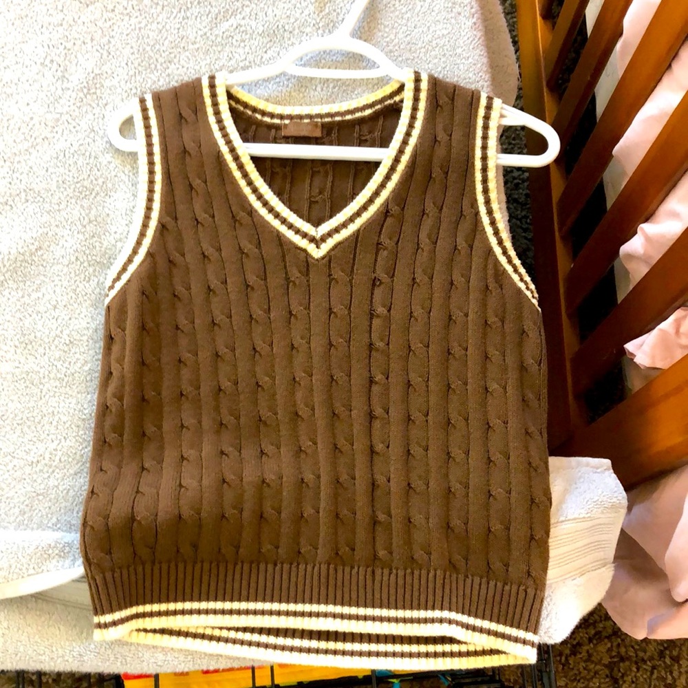 Brown vest
